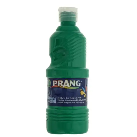 Prang&reg; Washable Ready-to-Use Tempera Paint, 16oz. Green {1}