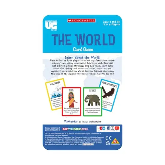 Scholastic The World Card Game {4}
