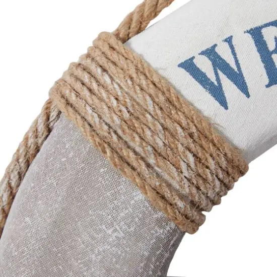 White Coastal Resin Wall Decor, 17" x 17" {5}