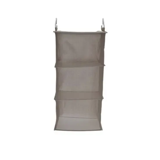 Household Essentials 3 Shelf Hanging Closet Organizer Silver {5}