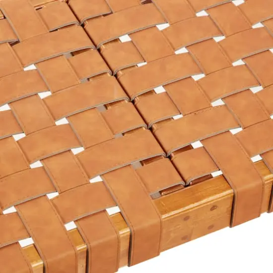 Brown Wood Rustic Bench {5}