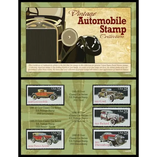 Vintage Automobile Stamp Collection {1}