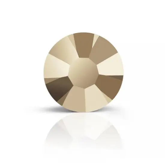 Preciosa MAXIMA SS16 Flatback Czech Crystals, 144ct. Crystal Starlight Gold {1}