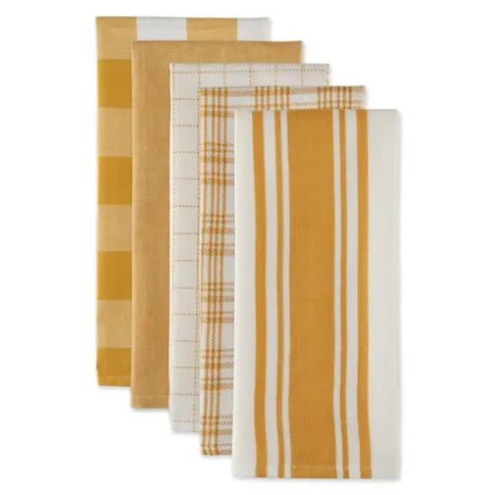 DII&reg; Honey Gold Everyday Dish Towels, 5ct. {4}