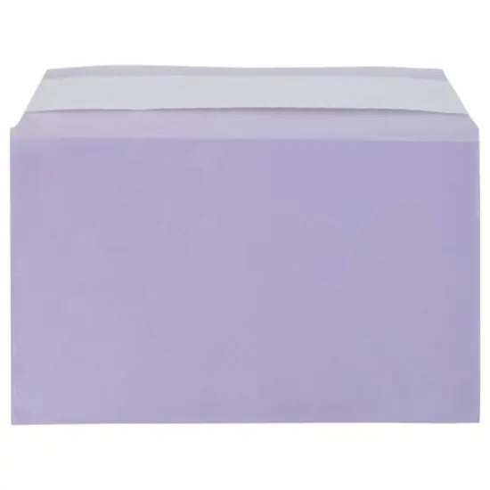 JAM Paper 5.43" X 8.62" Self Adhesive Closure Cello Sleeves, 100ct. Purple {2}