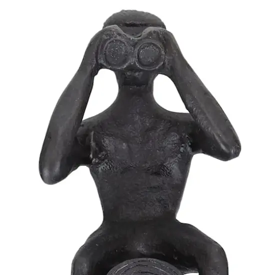 Set of 5 Dark Grey Aluminum Modern Wall Decor, 4" x 7" {4}