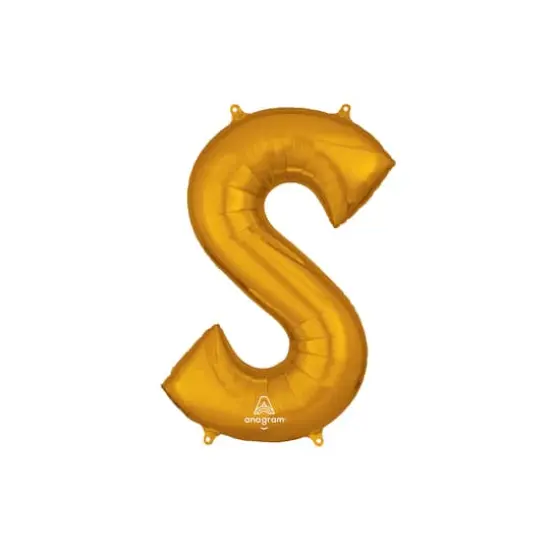 32" Gold Letter Foil Balloon S {1}