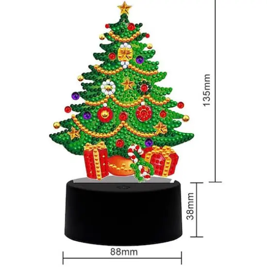 Sparkly Selections Christmas Tree Lamp Diamond Art Kit {4}