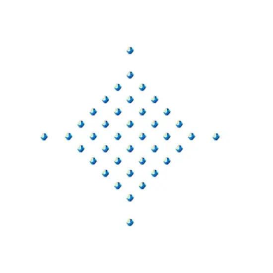 John Bead PRECIOSA 4mm Czech Crystal Bicone Beads, 40ct. Capri Blue AB {4}