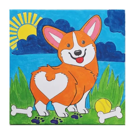 Dog Canvas Painting Kit by Creatology&trade; {1}