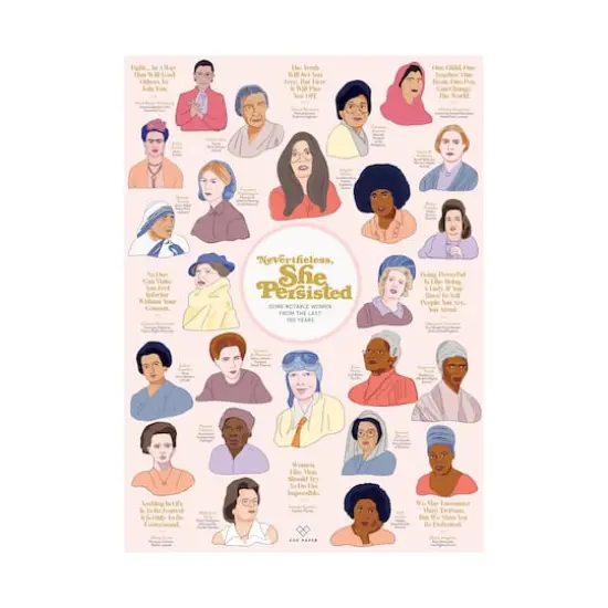 Nevertheless, She Persisted 1,000 Piece Jigsaw Puzzle {3}