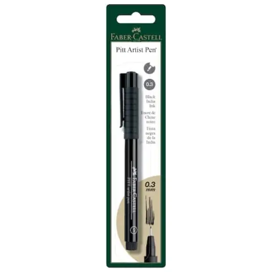 Faber-Castell&reg; PITT&reg; Superfine Artist Pen 199 Black {1}