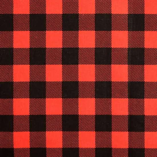 Red & Black Buffalo Check Cotton Fabric Mini Bolt by Loops & Threads&reg; {3}