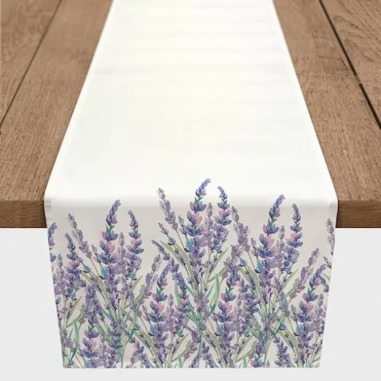 72" Lavender Field Table Runner {3}