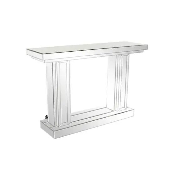 Silver Glam Wood Console Table, 32" x 48" {5}