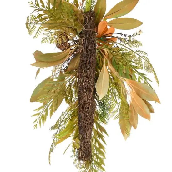 26" Harvest Wall Flower Swag {5}