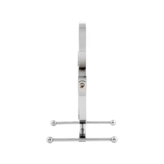 Home Details 7" Chrome 5X Magnification Dual Sided Vanity Mirror {7}