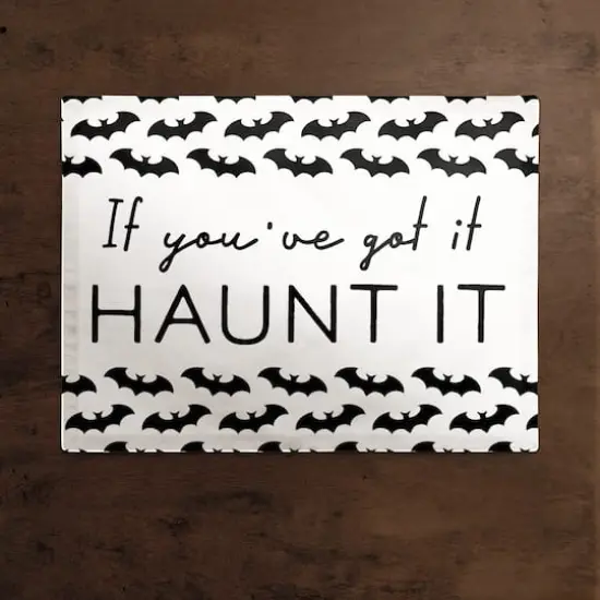 Bat Pattern Polyester Twill Placemat {3}