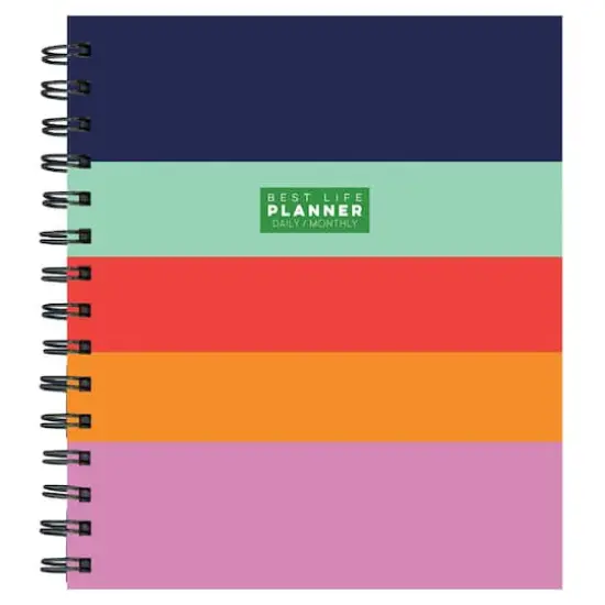 Striped Daily Monthly Luxe Planner {1}