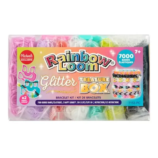 Rainbow Loom&reg; Glitter Treasure Box&trade; Bracelet Kit {1}