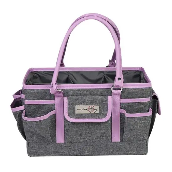 Everything Mary Purple Heather Deluxe Store & Tote Craft Organizer {7}