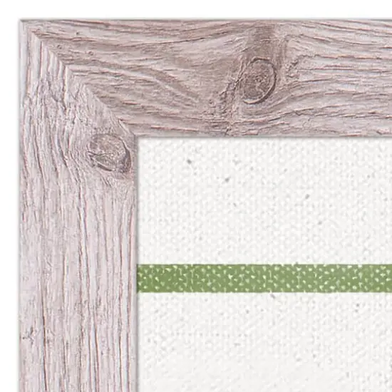 He Is Risen Green Stripes 2 16" x 20" Western White Framed Print {4}