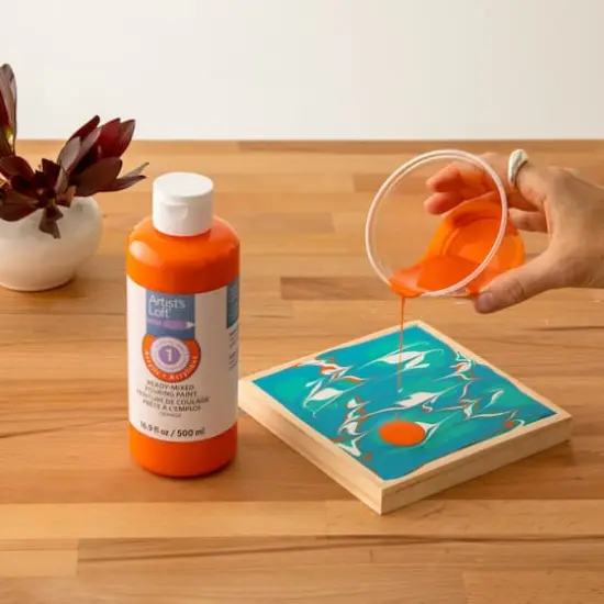 Acrylic Ready-Mixed Pouring Paint by Artist's Loft&trade; Orange {3}
