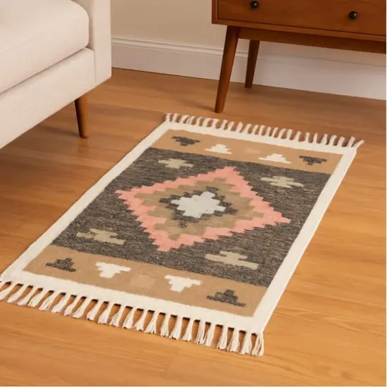 3ft. x 2ft. Santa Fe Geometric Handloom Rug by Ashland&reg; {3}