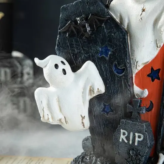Glitzhome&reg; 9.75" Halloween Ghost Gravestone Table D&eacute;cor {6}