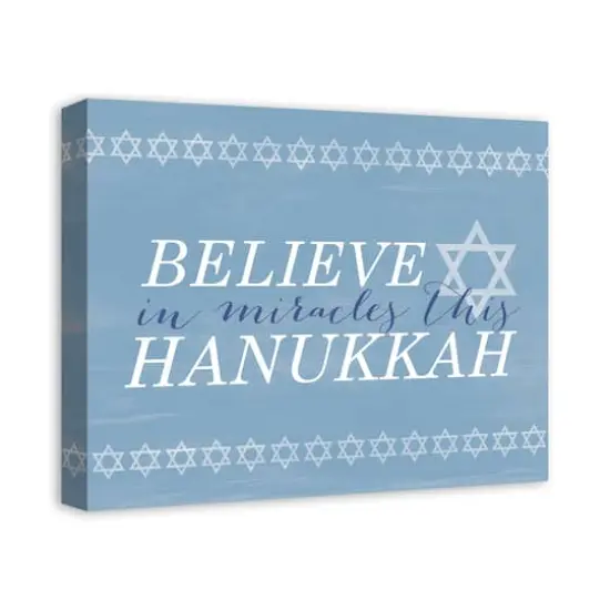 Believe Miracles 20x16 Canvas Wall Art {3}