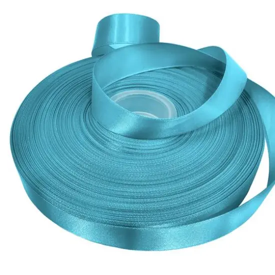 Gwen Studios Double Faced Satin Ribbon Turquoise {4}