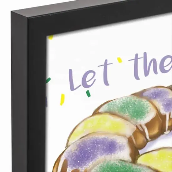 Let Them Eat Cake Floating Framed Canvas {3}
