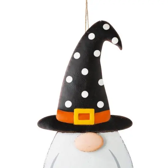 Glitzhome&reg; 36" Metal Halloween Gnome Yard Stake {6}