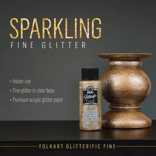 FolkArt&reg; Best Gold Metallic Acrylic Paint Color Set {8}