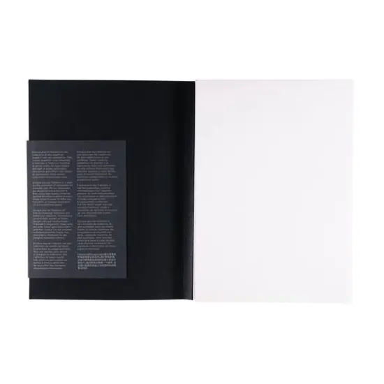 Fabriano&reg; Ecoqua Plus Dotted A5 Glue-Bound Notebook Black {8}
