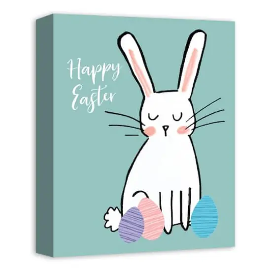 Happy Easter Eggs Canvas Art {3}