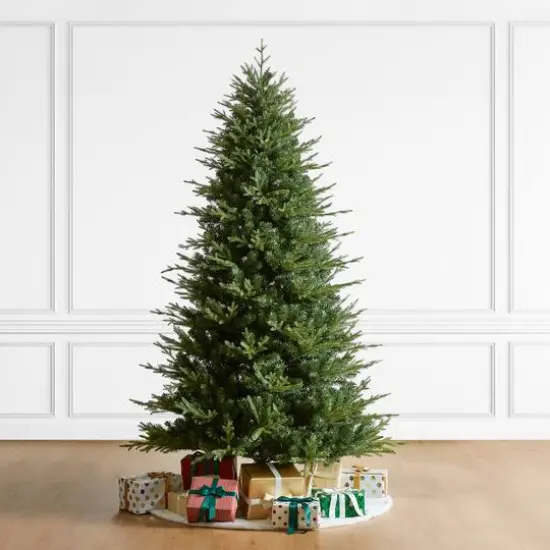 7.5ft. Unlit Green Slim Fir Artificial Christmas Tree {3}