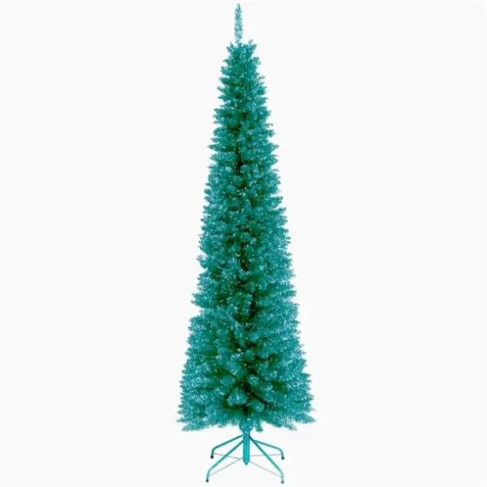 6ft. Unlit Tinsel Artificial Christmas Tree {1}
