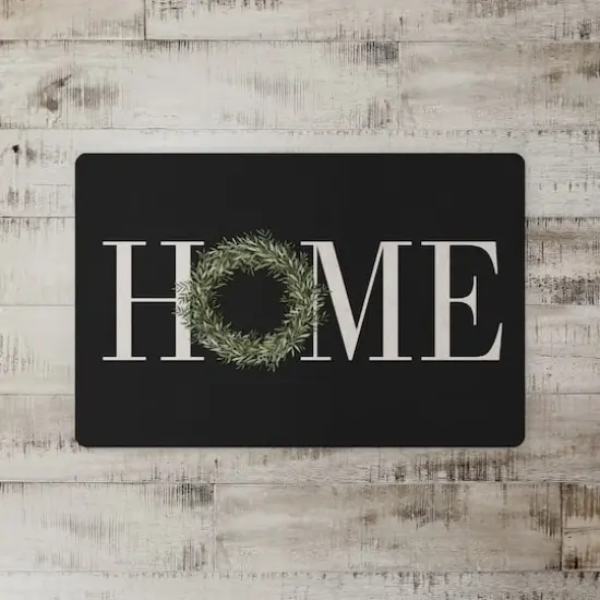 Home Wreath Floor Mat, 18" x 27" {3}