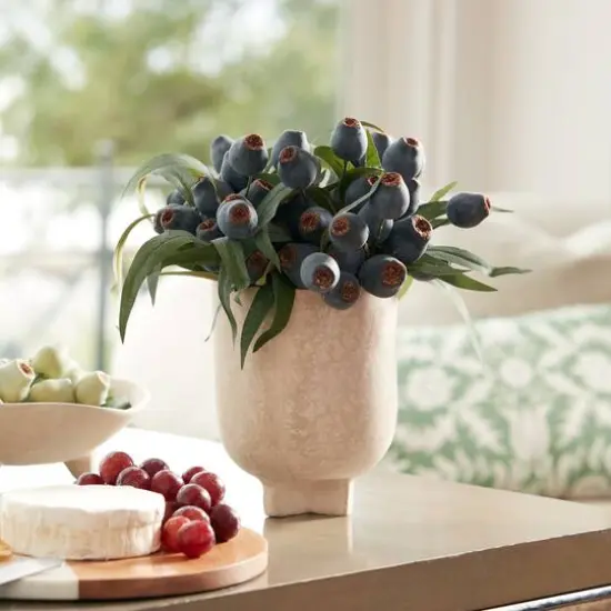 14" Blue Pod Foliage Bundles, 2ct. {5}