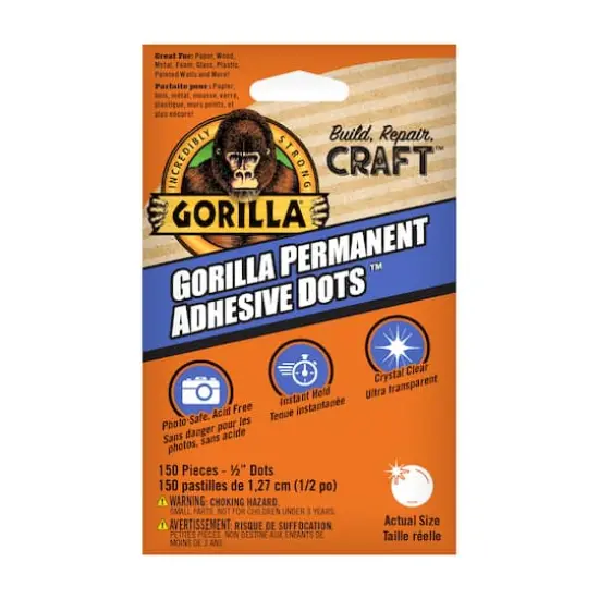Gorilla&reg; Permanent Adhesive Dots&trade; {1}