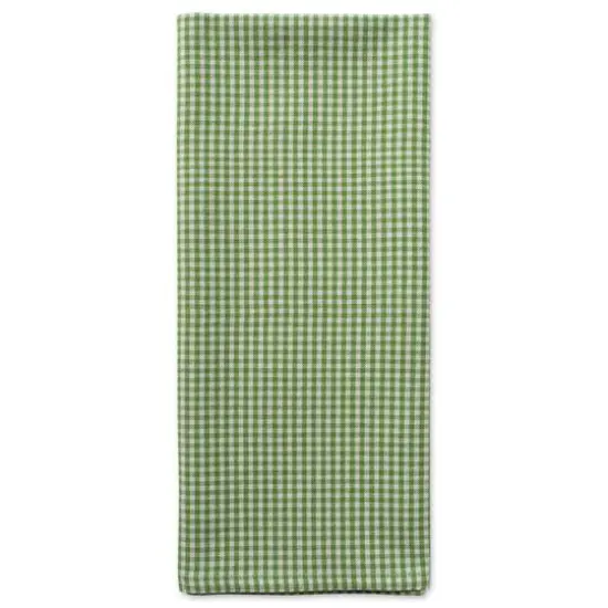 DII&reg; Green Check & White Happy Holidays Dishtowel Set {10}