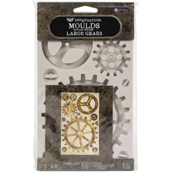 Finnabair&reg; D&eacute;cor Moulds&reg; Large Gears Silicone Mold {1}