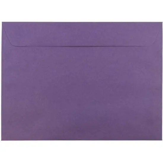 JAM Paper 9" x 12" Booklet Premium Envelopes, 25ct. Purple {1}