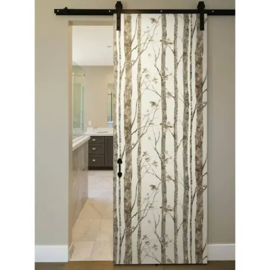 RoomMates Trees Peel & Stick Wallpaper Brown and taupe {7}