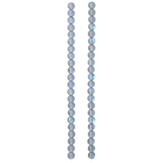 Gray Synthetic Opal Glass Round Beads, 6mm by Bead Landing™ {4}