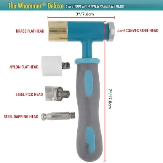 The Beadsmith&reg; Whammer Deluxe with Four Interchangeable Heads {6}