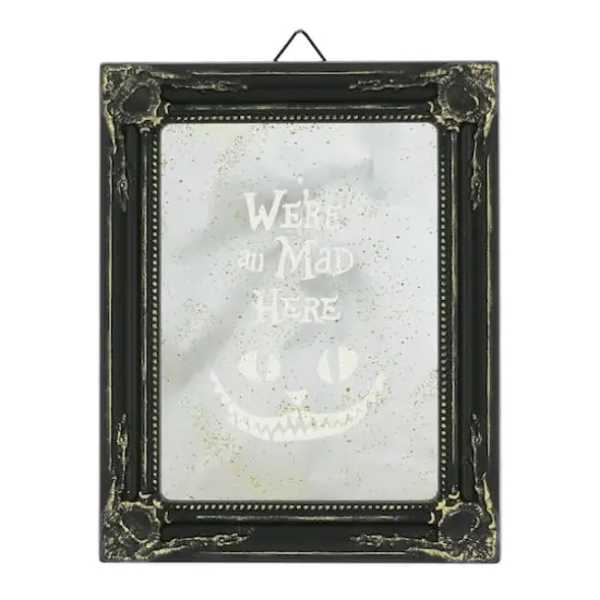 We're All Mad Here Wall Mirror in Ornate Frame by Ashland&reg; {1}