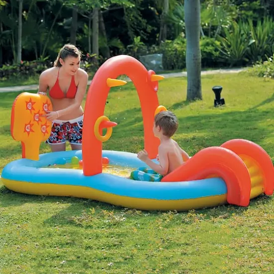 Pool Central&reg; 7ft. Inflatable Children's Interactive Water Play Center {4}