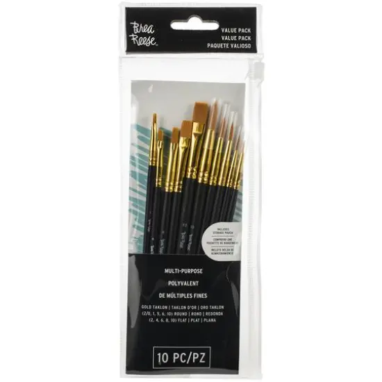Brea Reese&reg; Assorted Multi-Purpose Paint Brush Set {1}